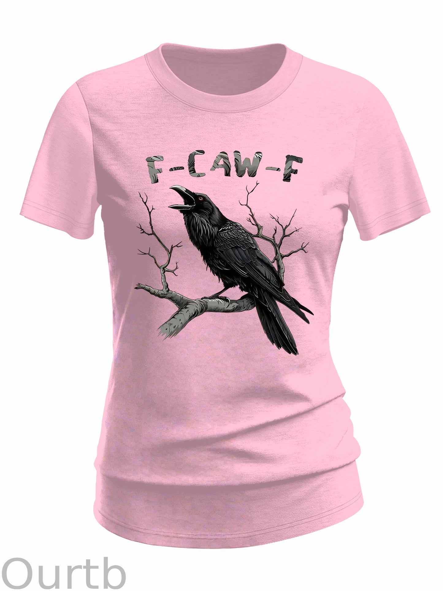 Women's F-Caw-F Crow Cotton Blend T-Shirt