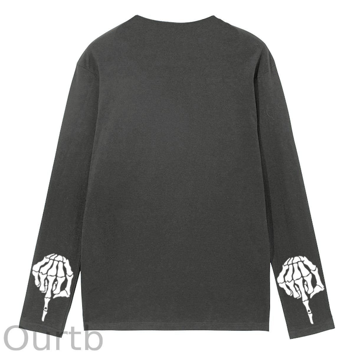 Have A Great Day Pattern Pattern Long Sleeve 100% Cotton  T-Shirt