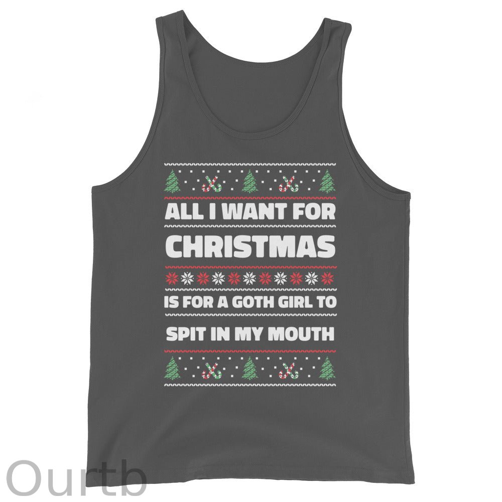 All I Want For Christmas is a Goth Girl Unisex Tank Top