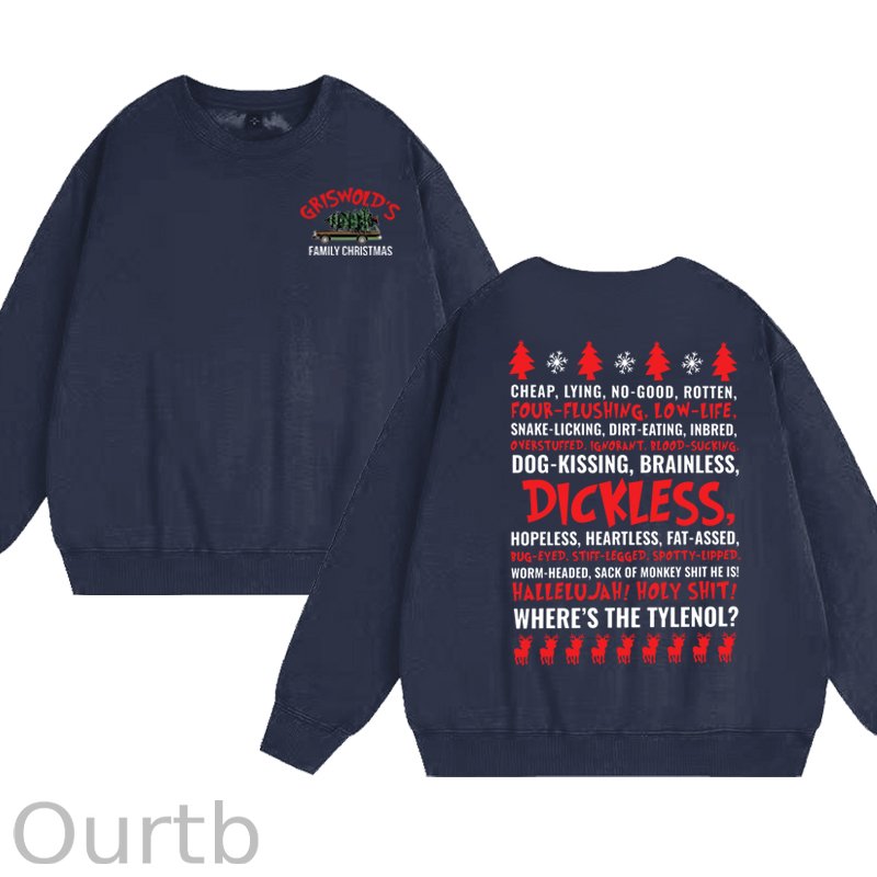 Griswold Christmas 100% Cotton Fleece Sweatshirt