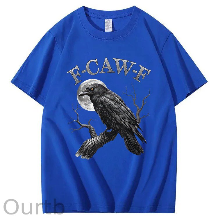 F-Caw-F Crow 100% Cotton T-Shirt