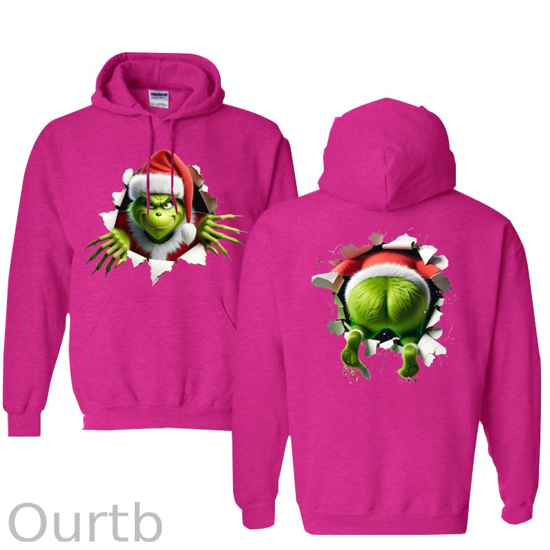 Christmas Funny  Pattern 100% 300g Cotton Classic Hoodie