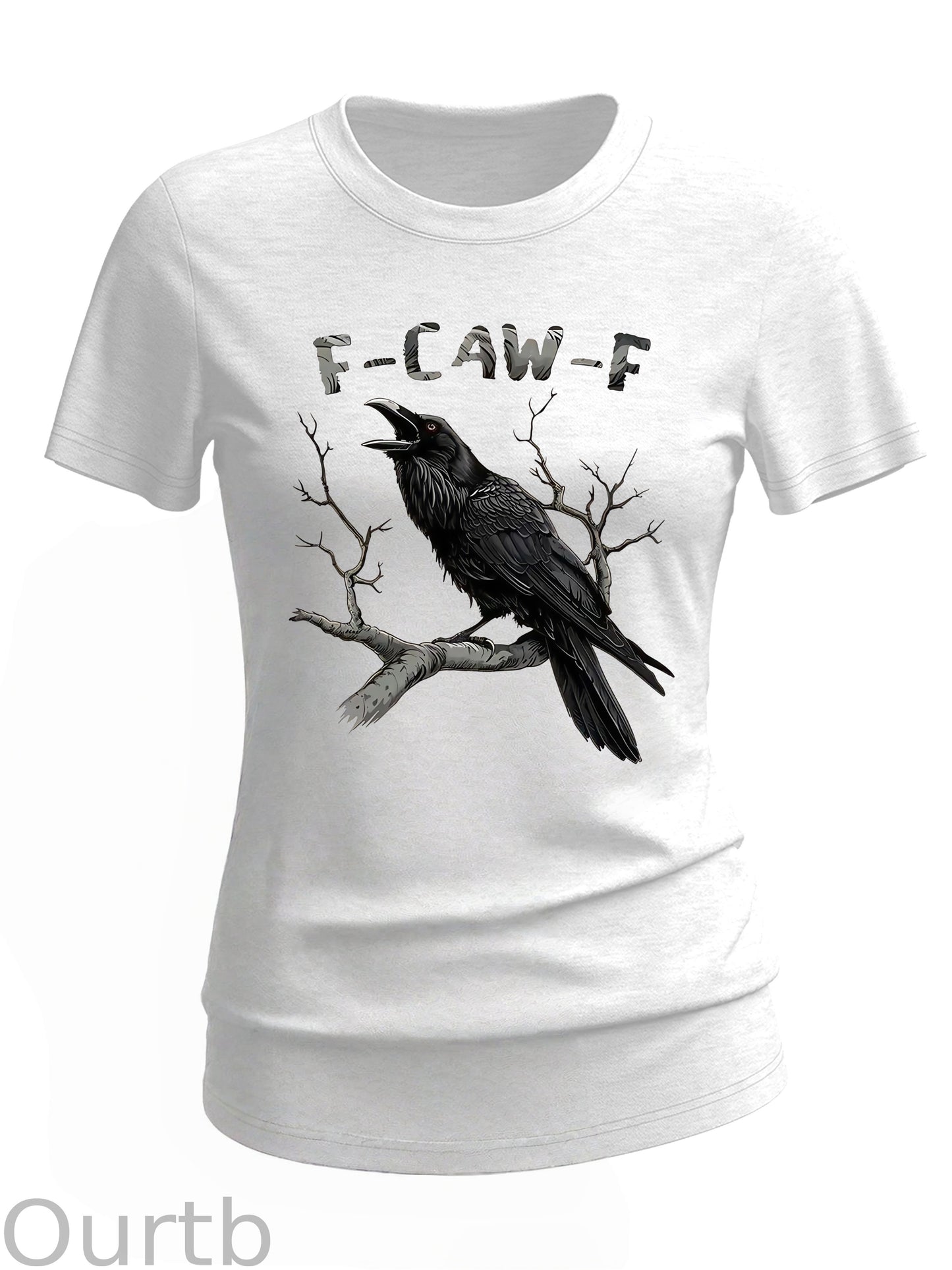 Women's F-Caw-F Crow Cotton Blend T-Shirt