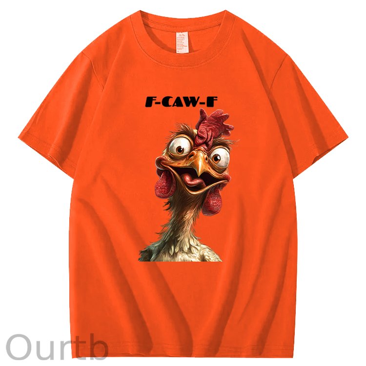 F-Caw-F Chicken 100% Cotton T-Shirt