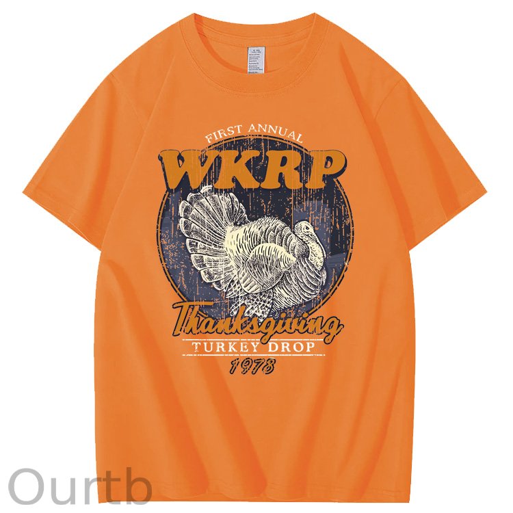 Thanksgiving  Pattern100% Cotton T-Shirt