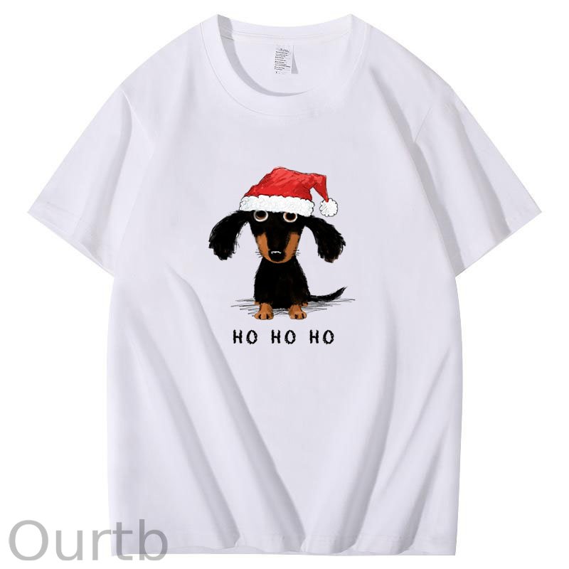 Santa Dachshund Christmas T-Shirt