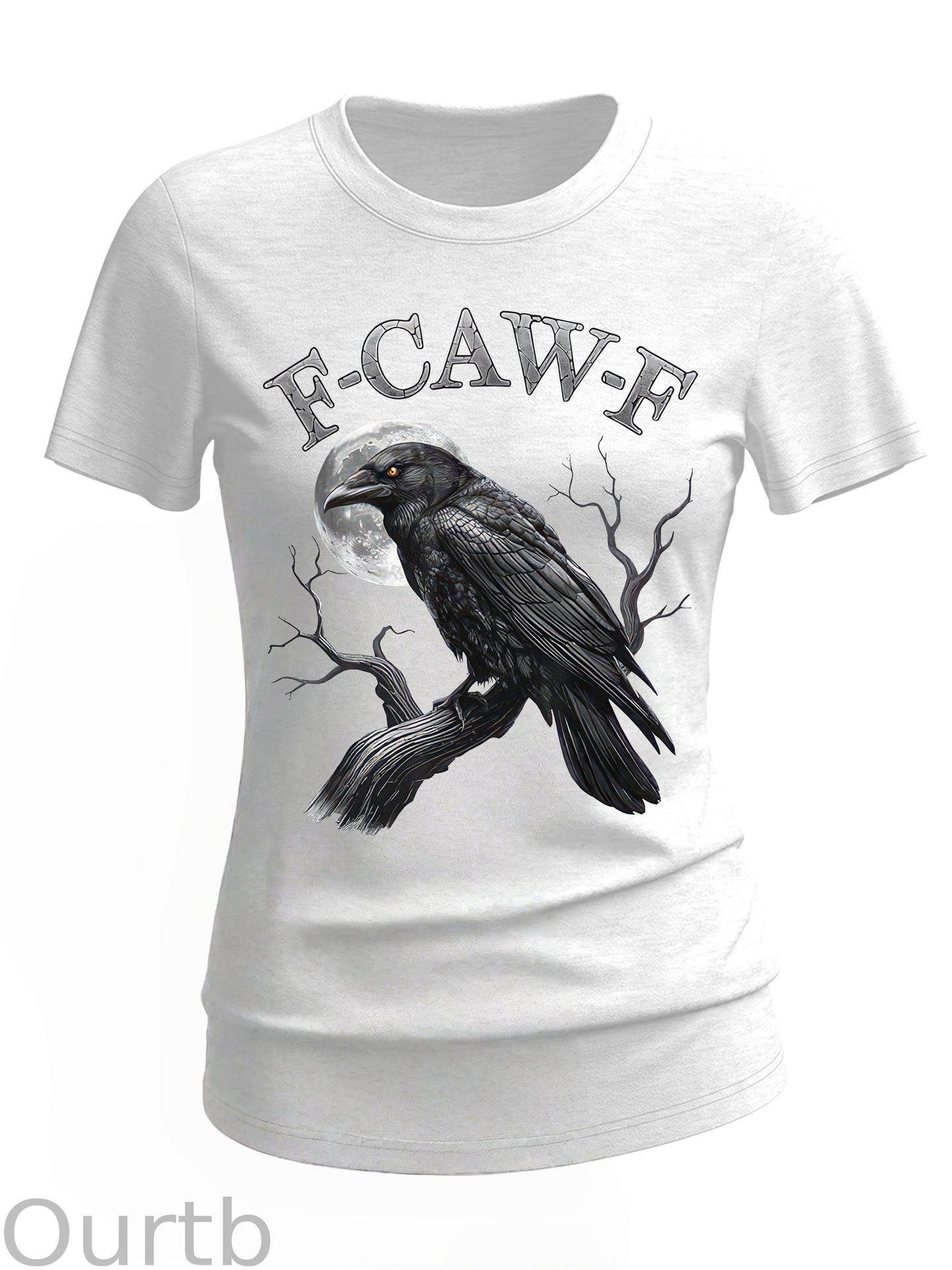 F-Caw-F Crow Cotton Blend T-Shirt