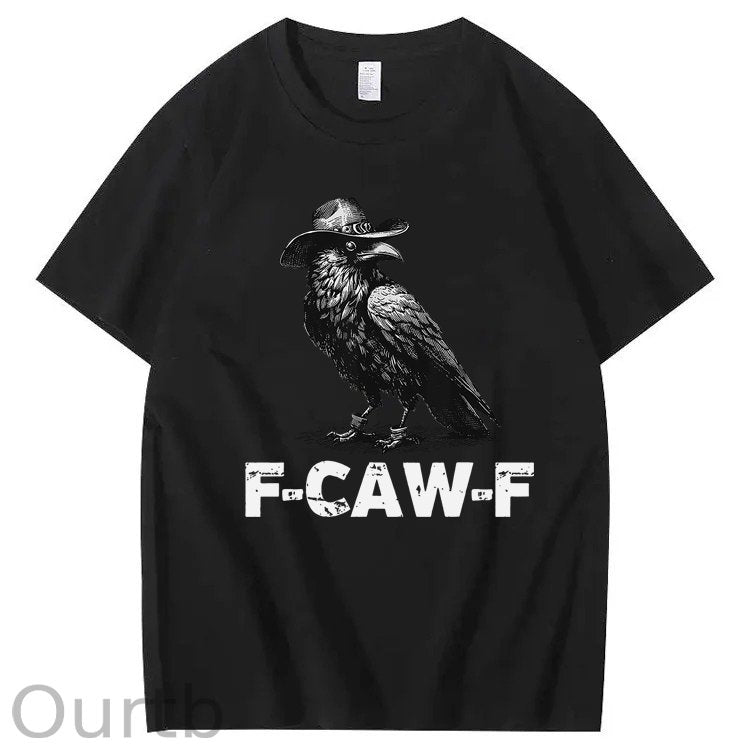 F-Caw-F Crow 100% Cotton T-Shirt