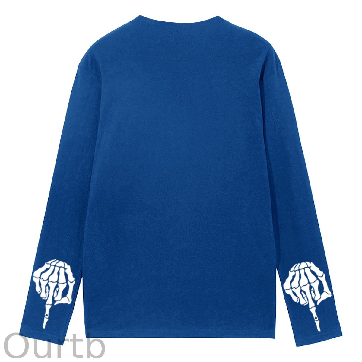 Have A Great Day Pattern Pattern Long Sleeve 100% Cotton  T-Shirt