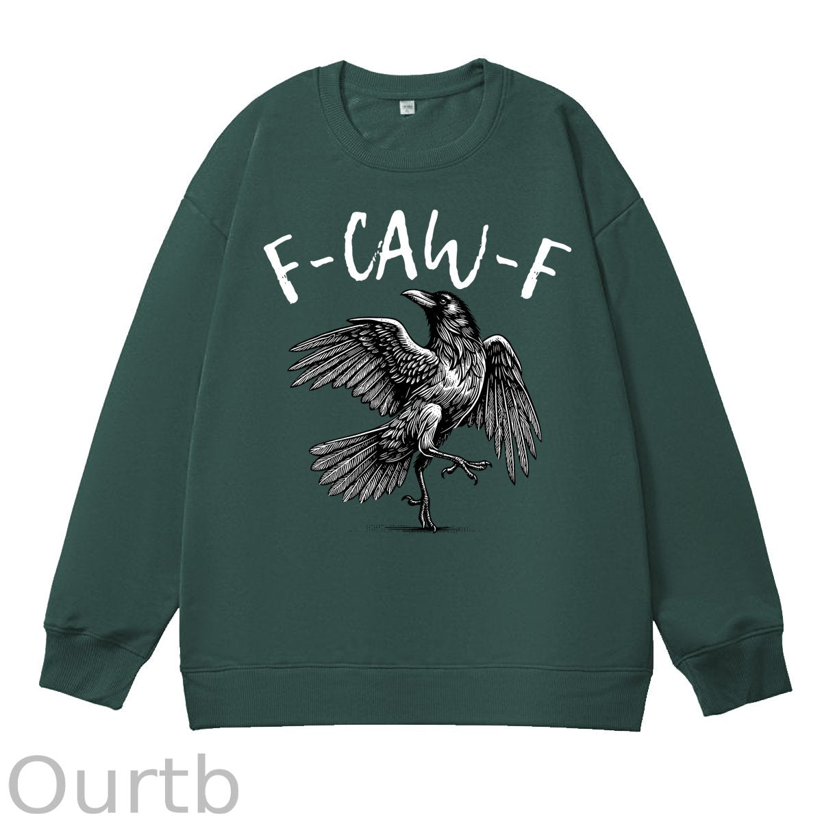 F-Caw-F Crow 100% Cotton Sweatshirt
