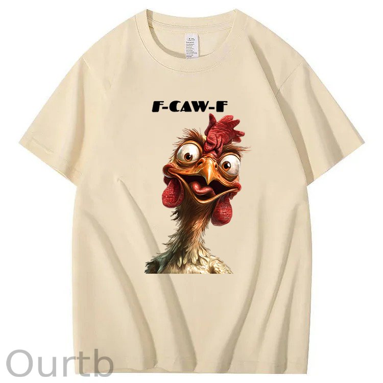 F-Caw-F Chicken 100% Cotton T-Shirt