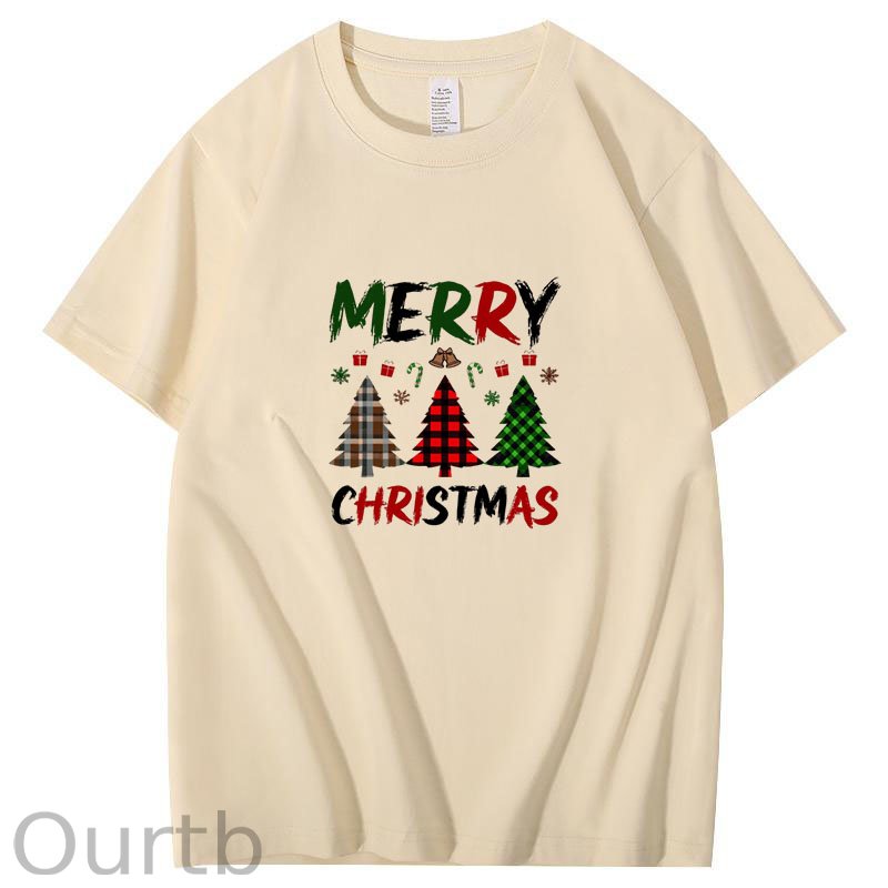 Plaid Christmas Trees With Bold T-Shirt