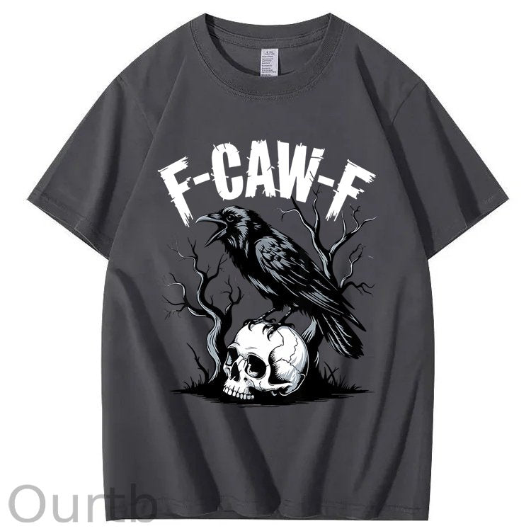 F-Caw-F Crow 100% Cotton T-Shirt