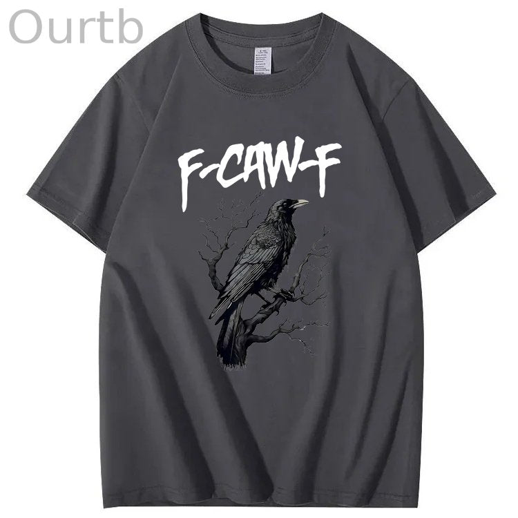 F-Caw-F Crow 100% Cotton T-Shirt