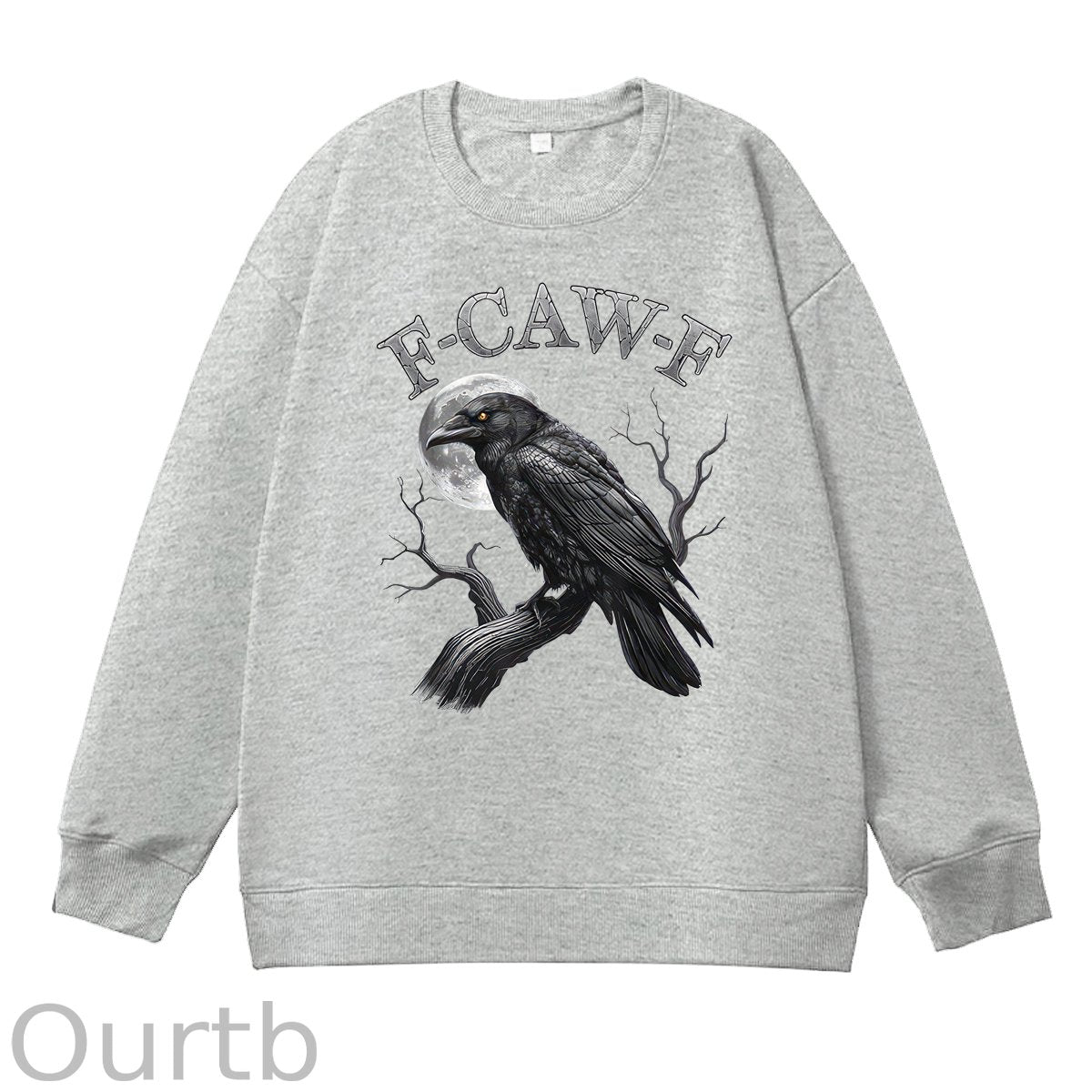 F-Caw-F Crow 100% Cotton Sweatshirt