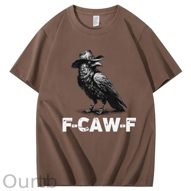 F-Caw-F Crow 100% Cotton T-Shirt