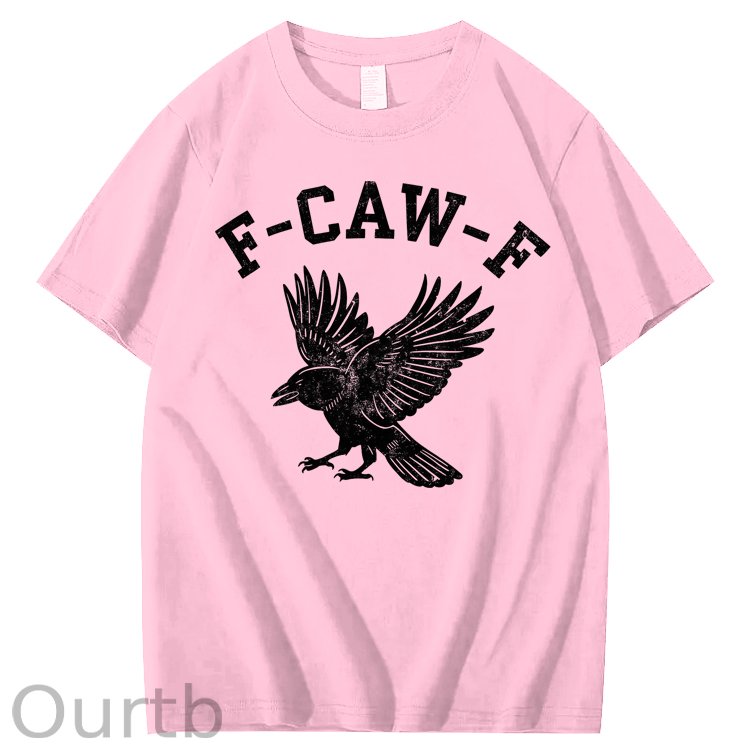 F-Caw-F Crow Raven 100% Cotton T-Shirt