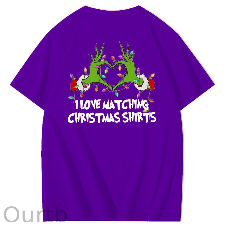 I Love  Matching Christmas Shirt  But I Don't  Pattern  100% Cotton T-Shirt
