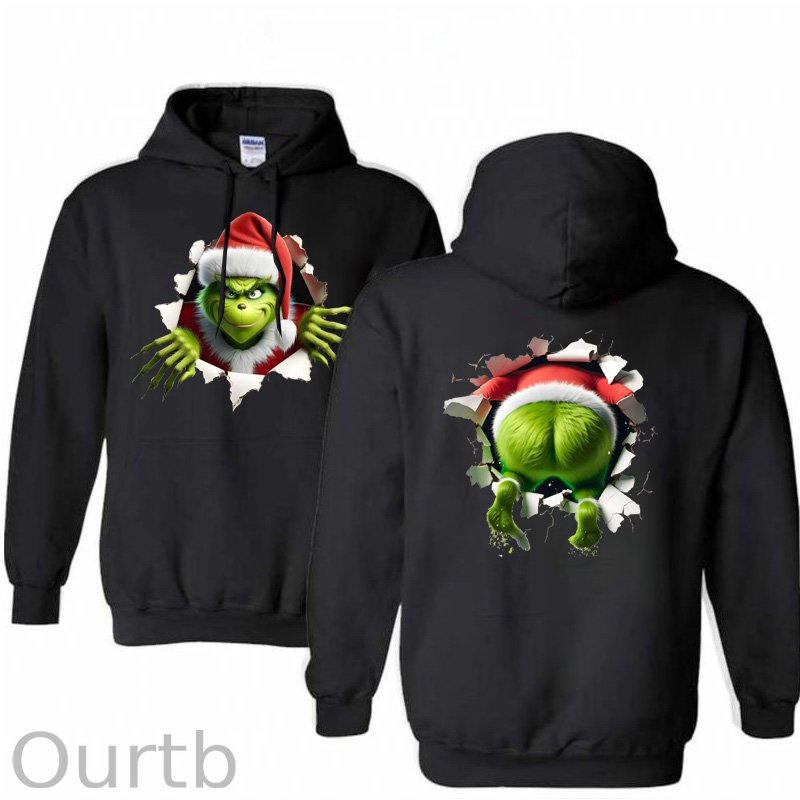 Christmas Funny  Pattern 100% 300g Cotton Classic Hoodie