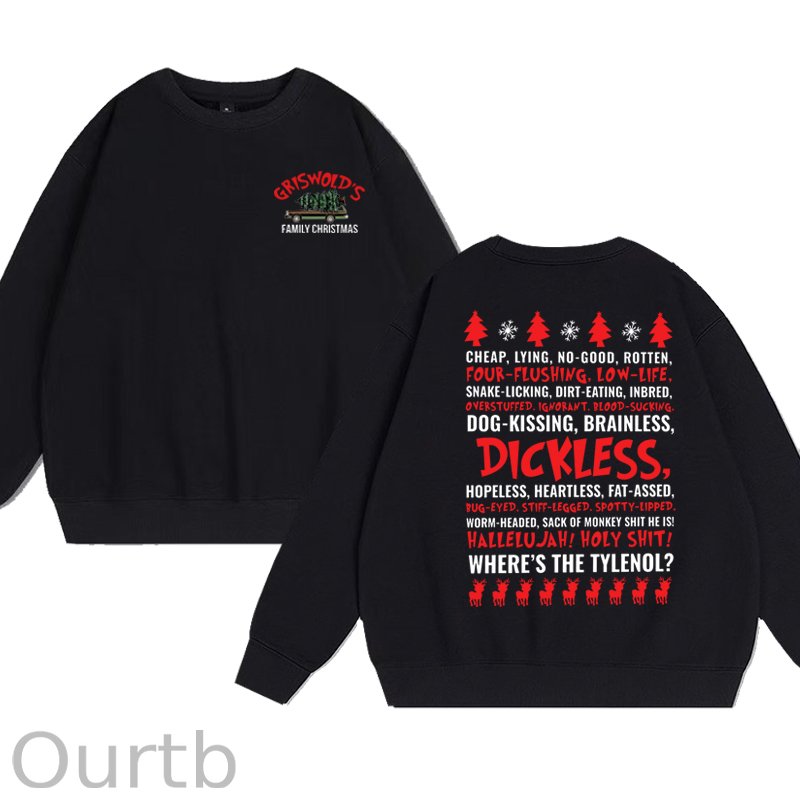 Griswold Christmas 100% Cotton Fleece Sweatshirt