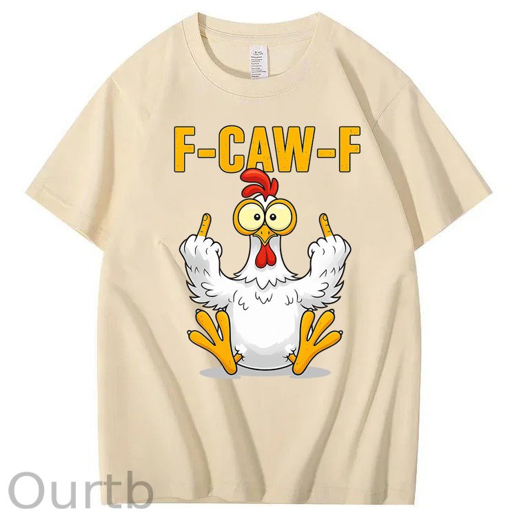F-Caw-F Chicken 100% Cotton T-Shirt