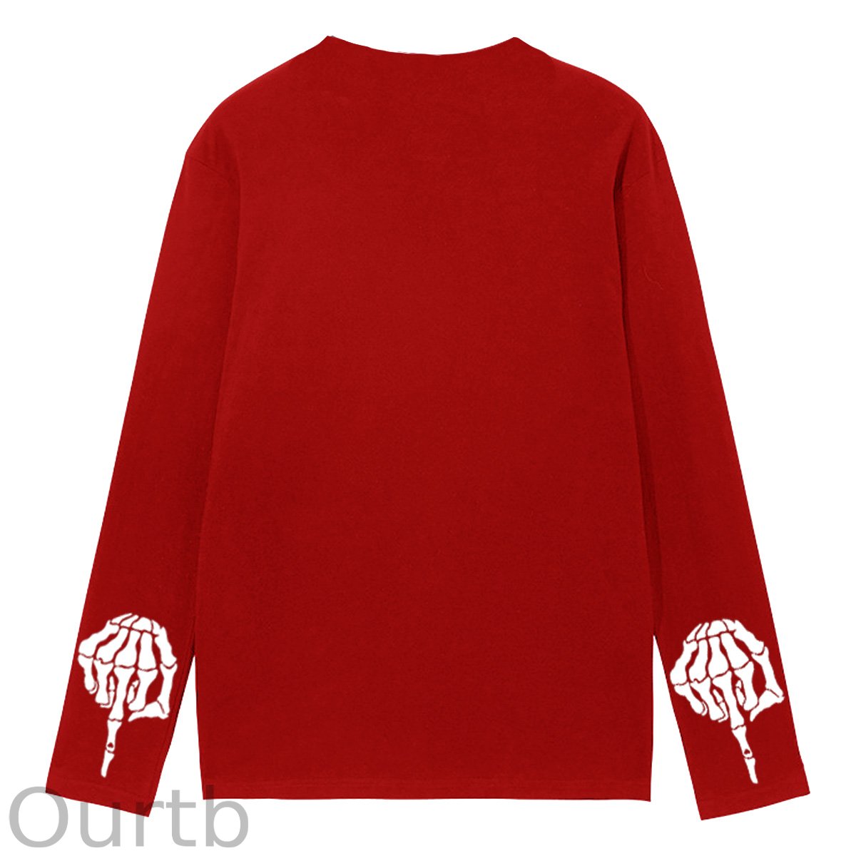 Have A Great Day Pattern Pattern Long Sleeve 100% Cotton  T-Shirt