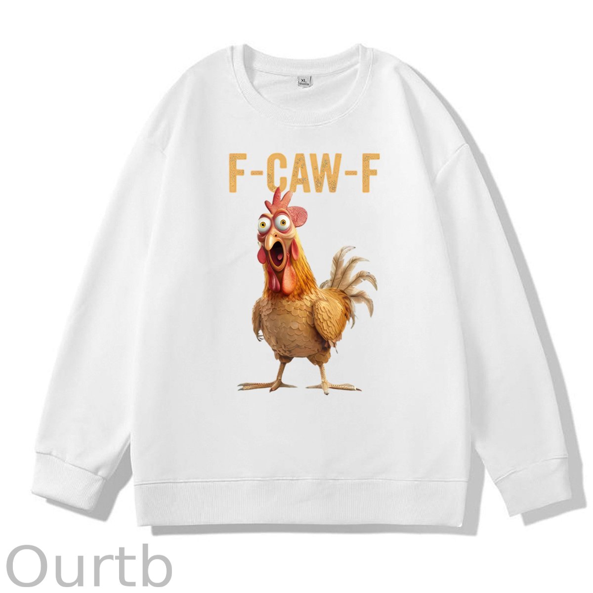 F-Caw-F Chicken 100% Cotton Sweatshirt