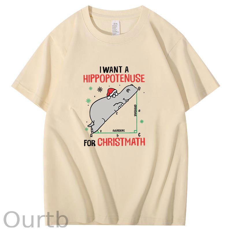 I Want A Hippopotenuse For Christmas T-Shirt