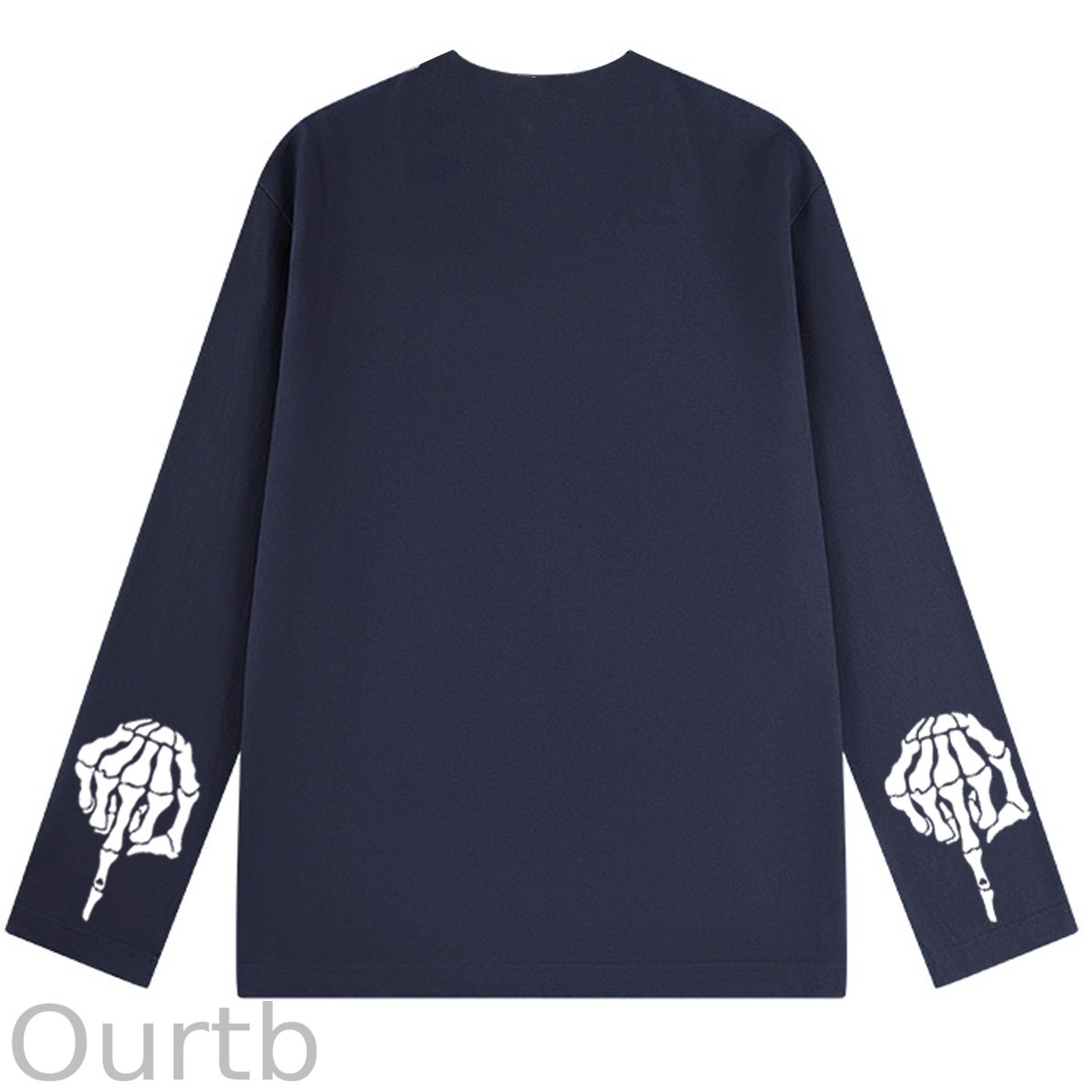 Have A Great Day Pattern Pattern Long Sleeve 100% Cotton  T-Shirt