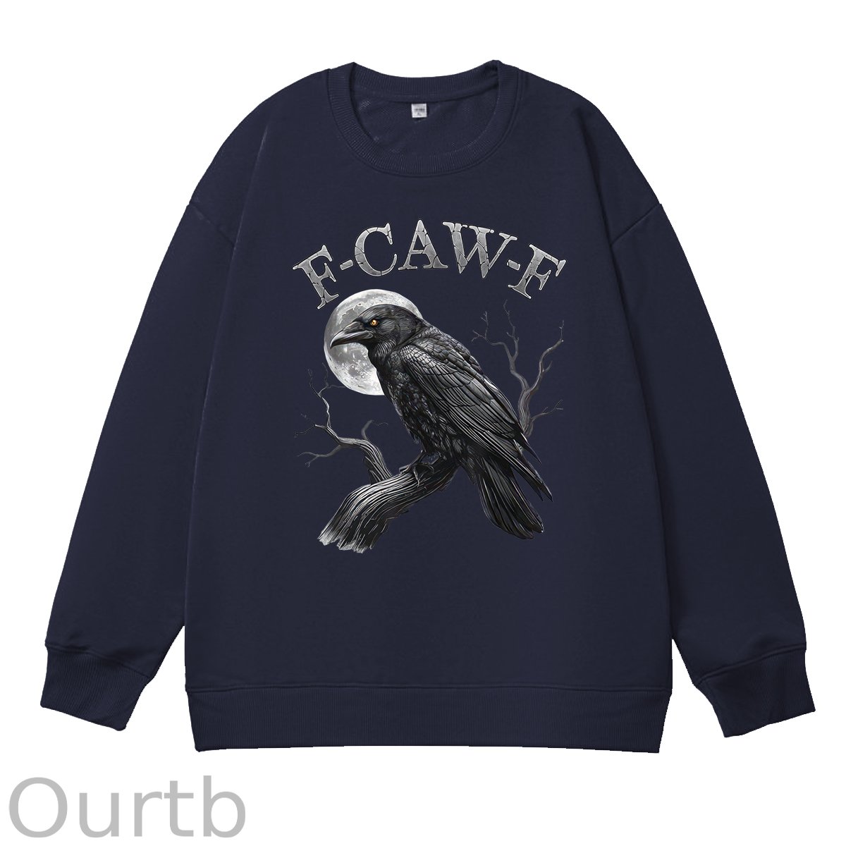 F-Caw-F Crow 100% Cotton Sweatshirt