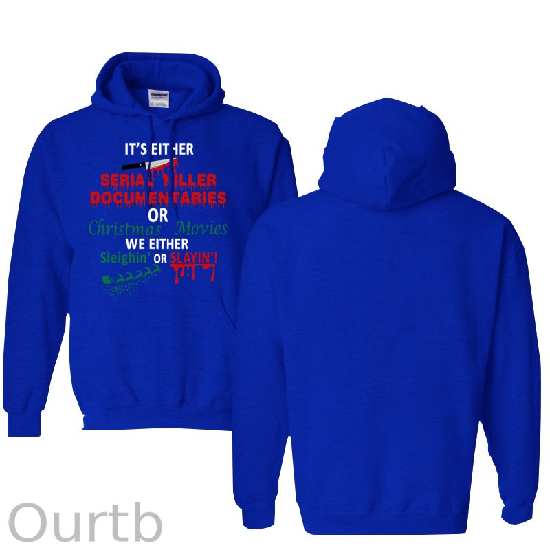 Christmas  Pattern 100% 300g Cotton Classic Hoodie