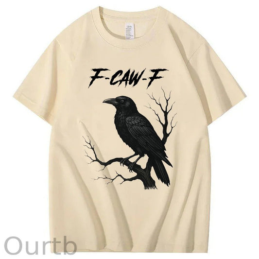 F-Caw-F Crow 100% Cotton T-Shirt