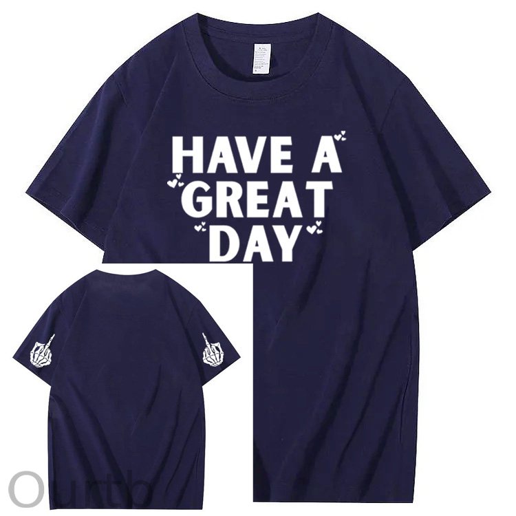 Have A Great Day Pattern100% Cotton T-Shirt