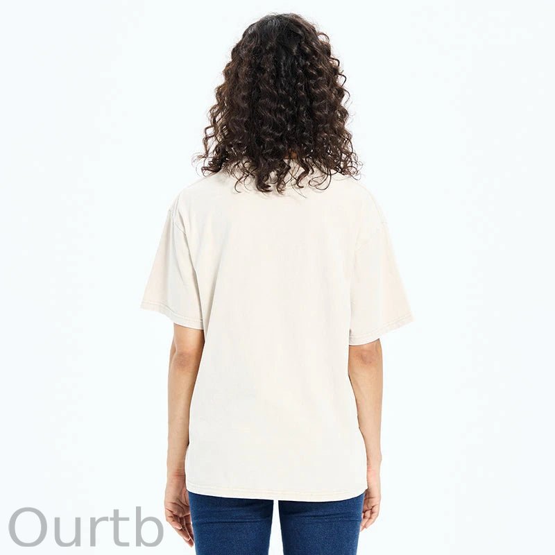 Christmas Lights Cat Washed T-Shirt