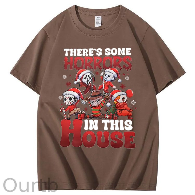 Christmas Funny Pattern100% Cotton T-Shirt