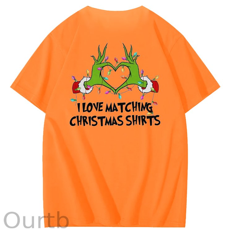 I Love  Matching Christmas Shirt  But I Don't  Pattern  100% Cotton T-Shirt