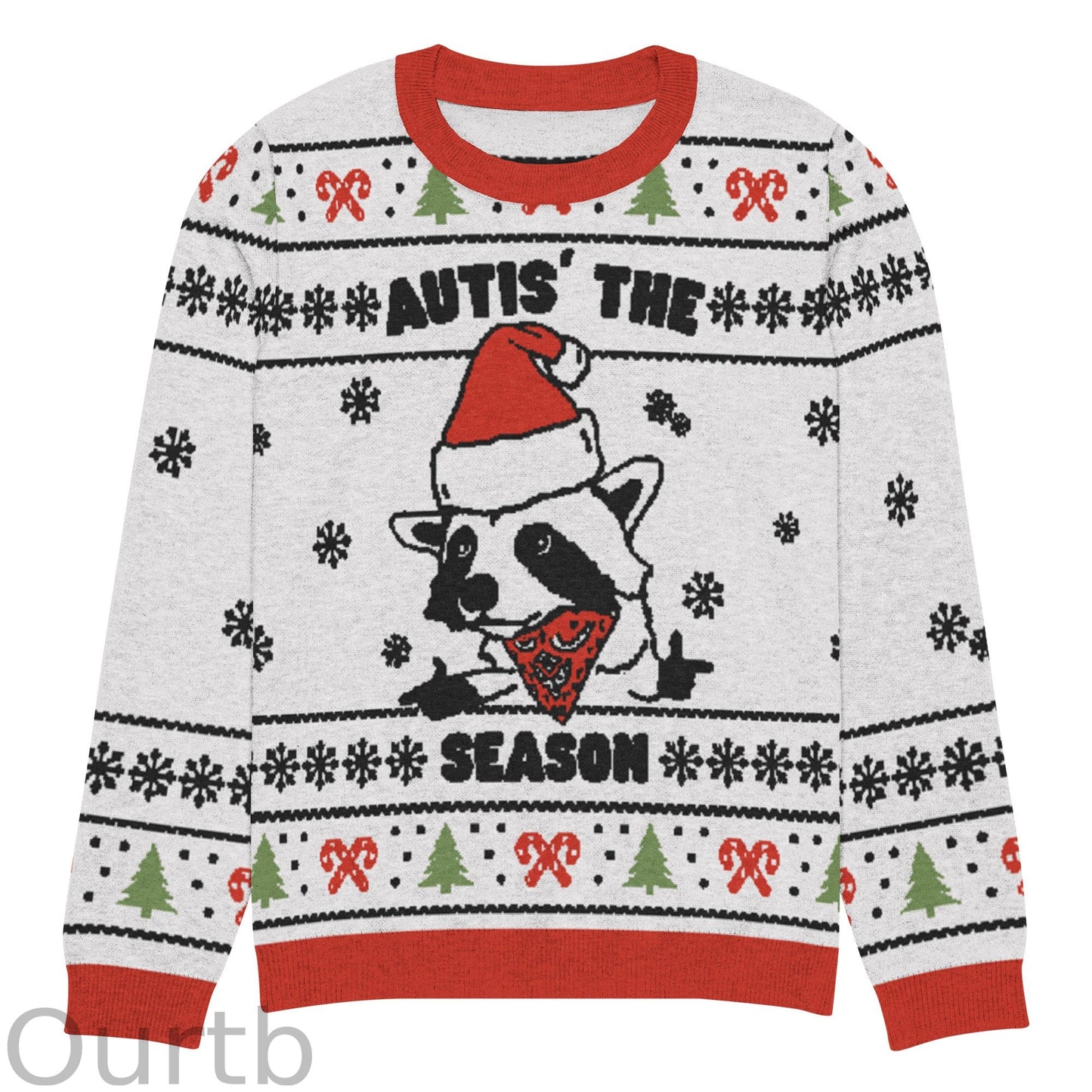 Autis' the Season Knitted Christmas sweater