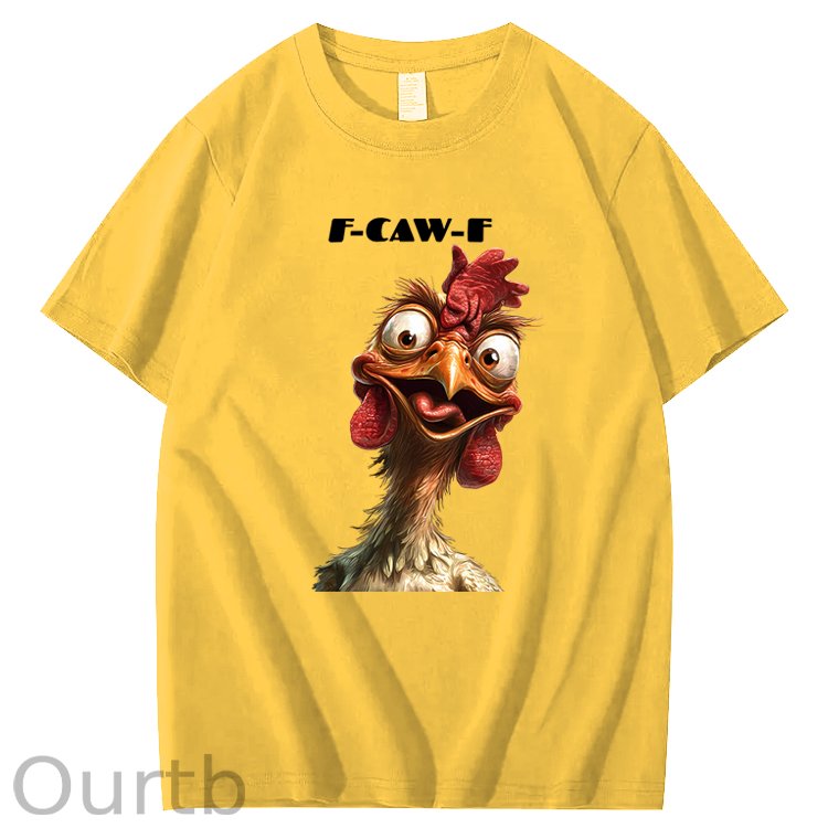 F-Caw-F Chicken 100% Cotton T-Shirt