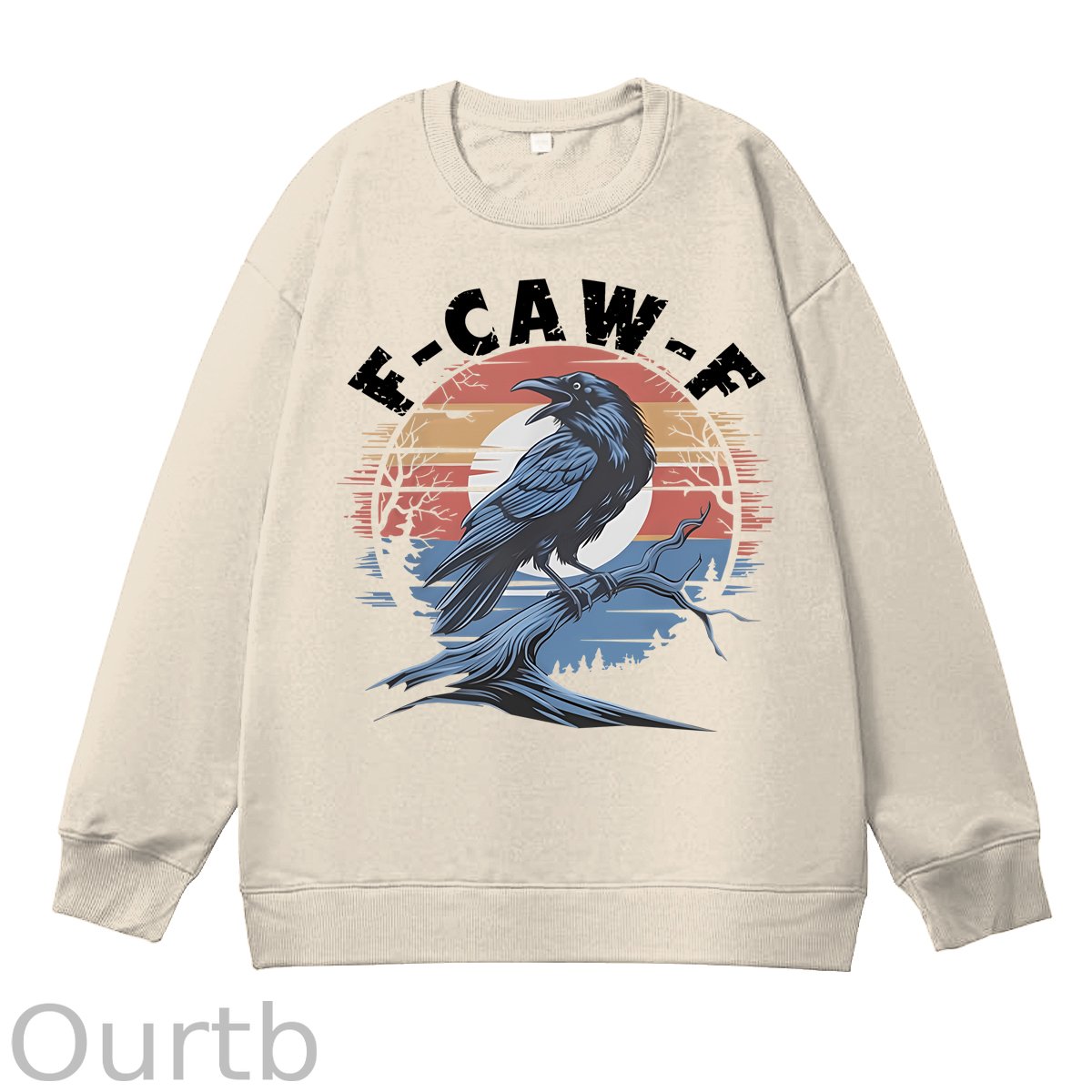 F-Caw-F Crow 100% Cotton Sweatshirt