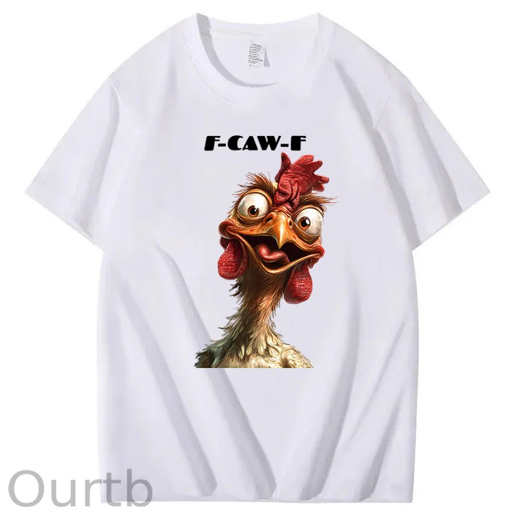 F-Caw-F Chicken 100% Cotton T-Shirt