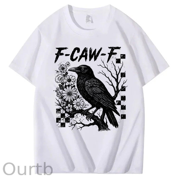 F-Caw-F Crow 100% Cotton T-Shirt