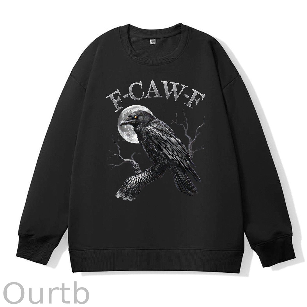 F-Caw-F Crow 100% Cotton Sweatshirt