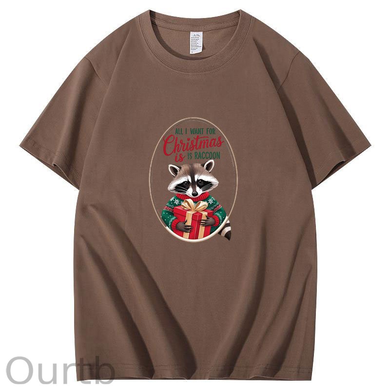 All I Want For Christmas Is Raccoon T-Shirt