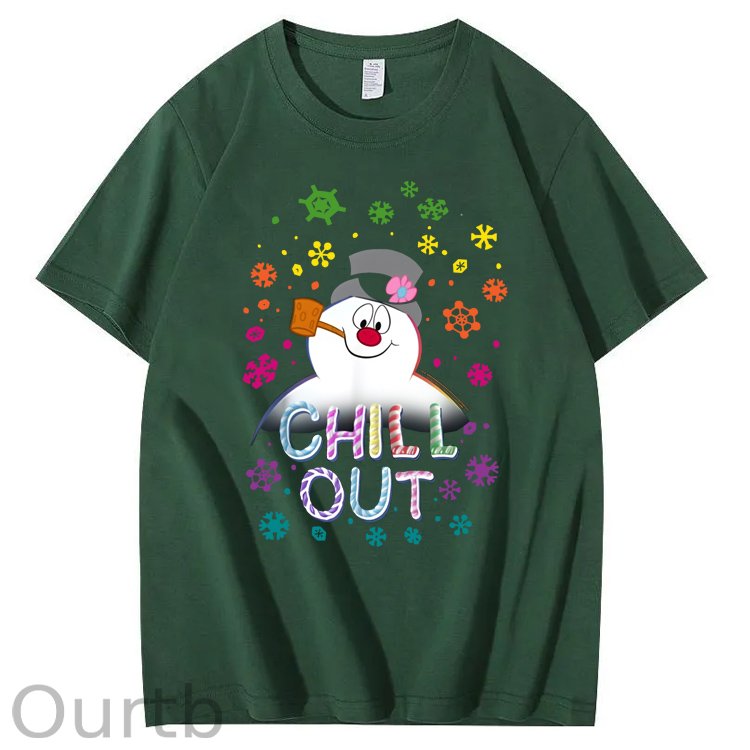 Christmas Chill  Out  Pattern  100% Cotton T-Shirt