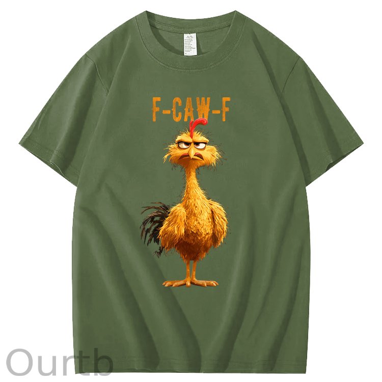 F-Caw-F Chicken 100% Cotton T-Shirt
