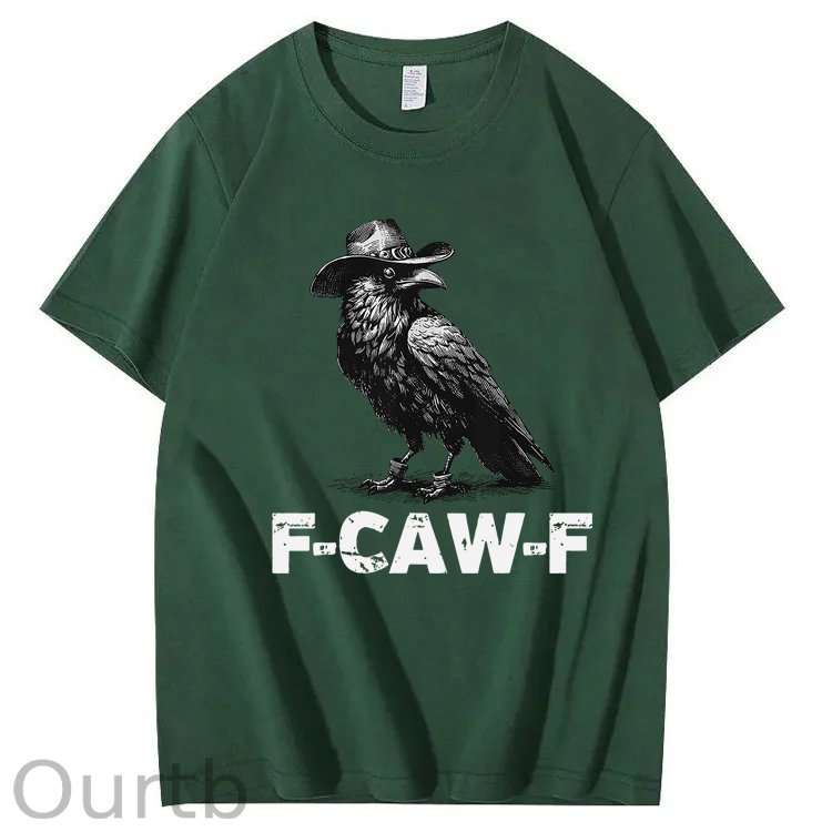 F-Caw-F Crow 100% Cotton T-Shirt