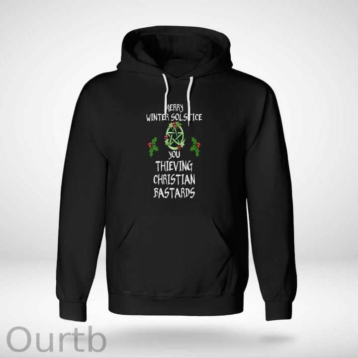 Witch - Merry Winter Solstice - Black Apparel