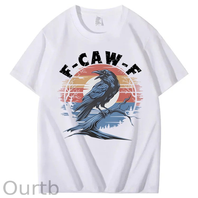 Vintage F-Caw-F Crow 100% Cotton T-Shirt