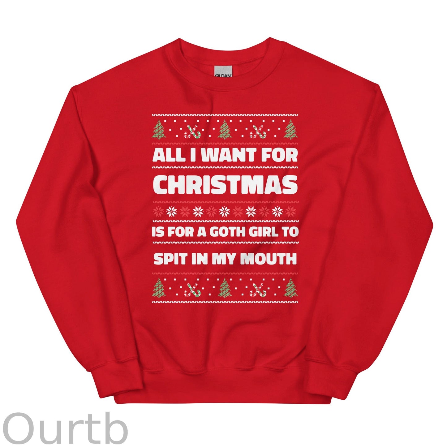 All I Want For Christmas is a Goth Girl Unisex Sweatshirt