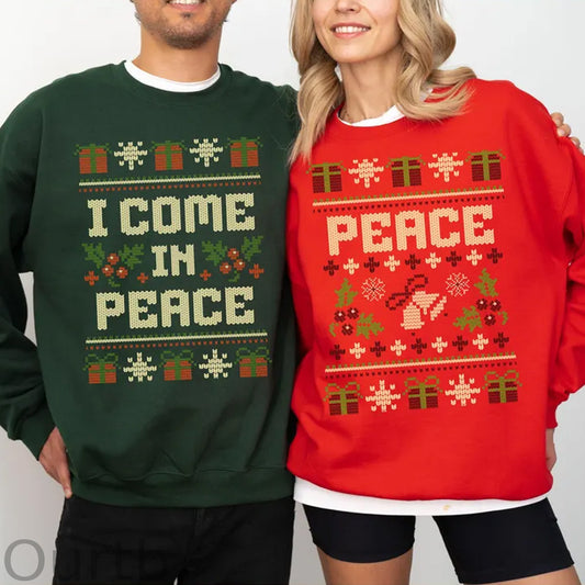 Funny Christmas Couple Sweatshirt